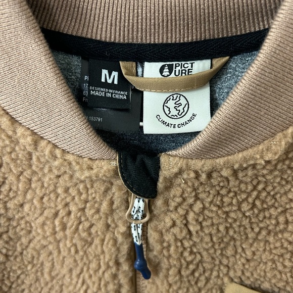 Picture Organic Clothing ENDERBY FLEECE VEST Sherpa Fleece Vest Men’s Medium - Picture 9 of 9